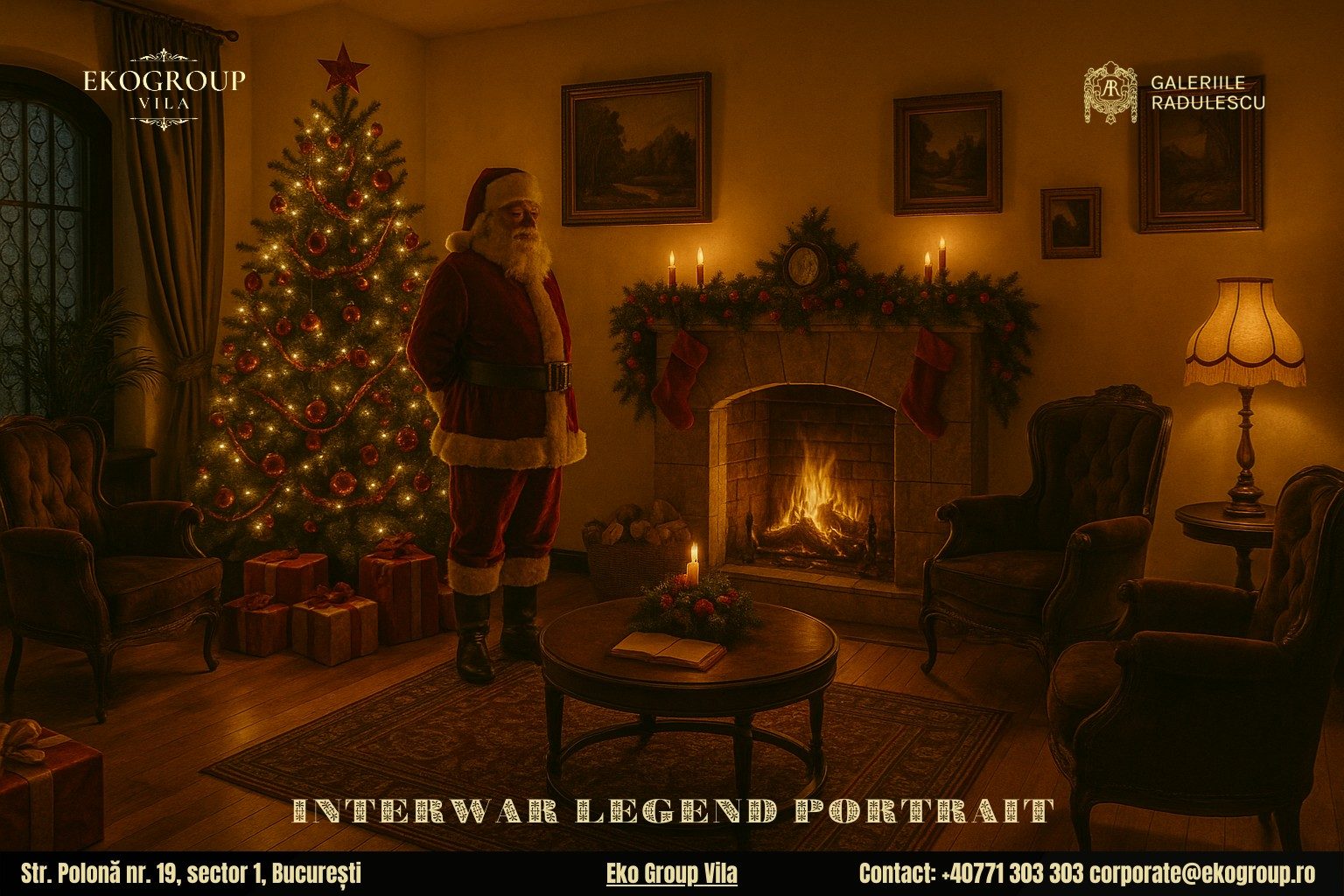 Legenda lui Moș Crăciun în magia Eko Group Vila: o privire captivantă asupra Crăciunului anilor ’30